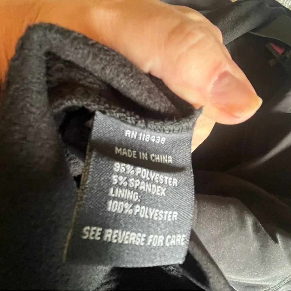 1K Driver Softshell Jacket Mens Large Black Fleece Lined Full Zip